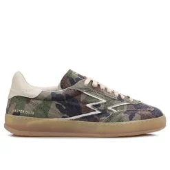 Femme Moa Concept Sneakers en Velours de Cuir Club camouflage