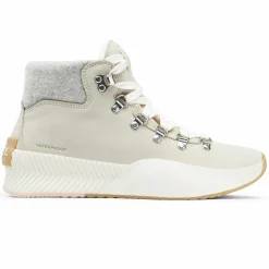 Femme Sorel Sneakers en Velours de Cuir imperméables Out N About™ IIi Conquest blanches