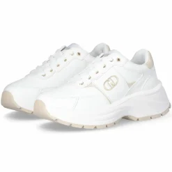 Femme Liu-Jo Sneakers Eva en Cuir blanches