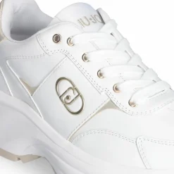 Femme Liu-Jo Sneakers Eva en Cuir blanches