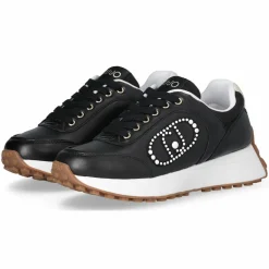 Femme Liu-Jo Sneakers Lolo en Cuir noires