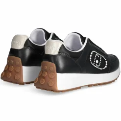 Femme Liu-Jo Sneakers Lolo en Cuir noires