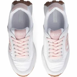 Femme Liu-Jo Sneakers Lolo en Cuir roses