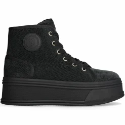 Femme Liu-Jo Sneakers Maora noires - Talon 5 cm