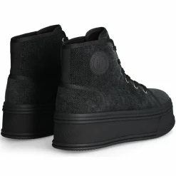 Femme Liu-Jo Sneakers Maora noires - Talon 5 cm