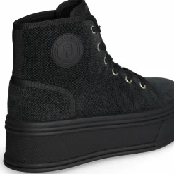 Femme Liu-Jo Sneakers Maora noires - Talon 5 cm