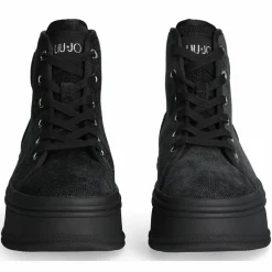 Femme Liu-Jo Sneakers Maora noires - Talon 5 cm