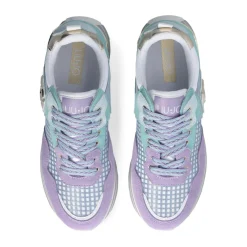 Clearance Liu-Jo Sneakers Maxi Wonder Améthyste/Émeraude