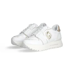 Online Liu-Jo Sneakers Maxi Wonder Blanches Or Clairs