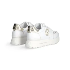 Online Liu-Jo Sneakers Maxi Wonder Blanches Or Clairs