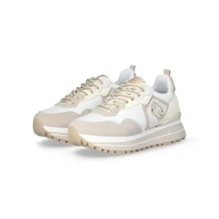 Femme Liu-Jo Sneakers Maxi Wonder Jaunes Sable