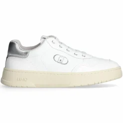 Femme Liu-Jo Sneakers Me en Cuir blanches