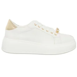 Femme Loretta by Loretta Sneakers Noa écru/doré - Plateforme 5 cm