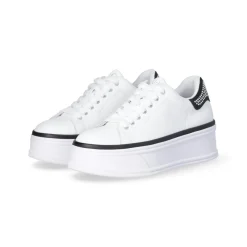 Femme Liu-Jo Sneakers Selma Blanches et Noires