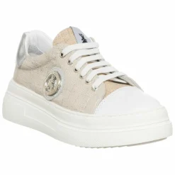 Femme Patrizia Pepe Sneakers Shina beige/argenté