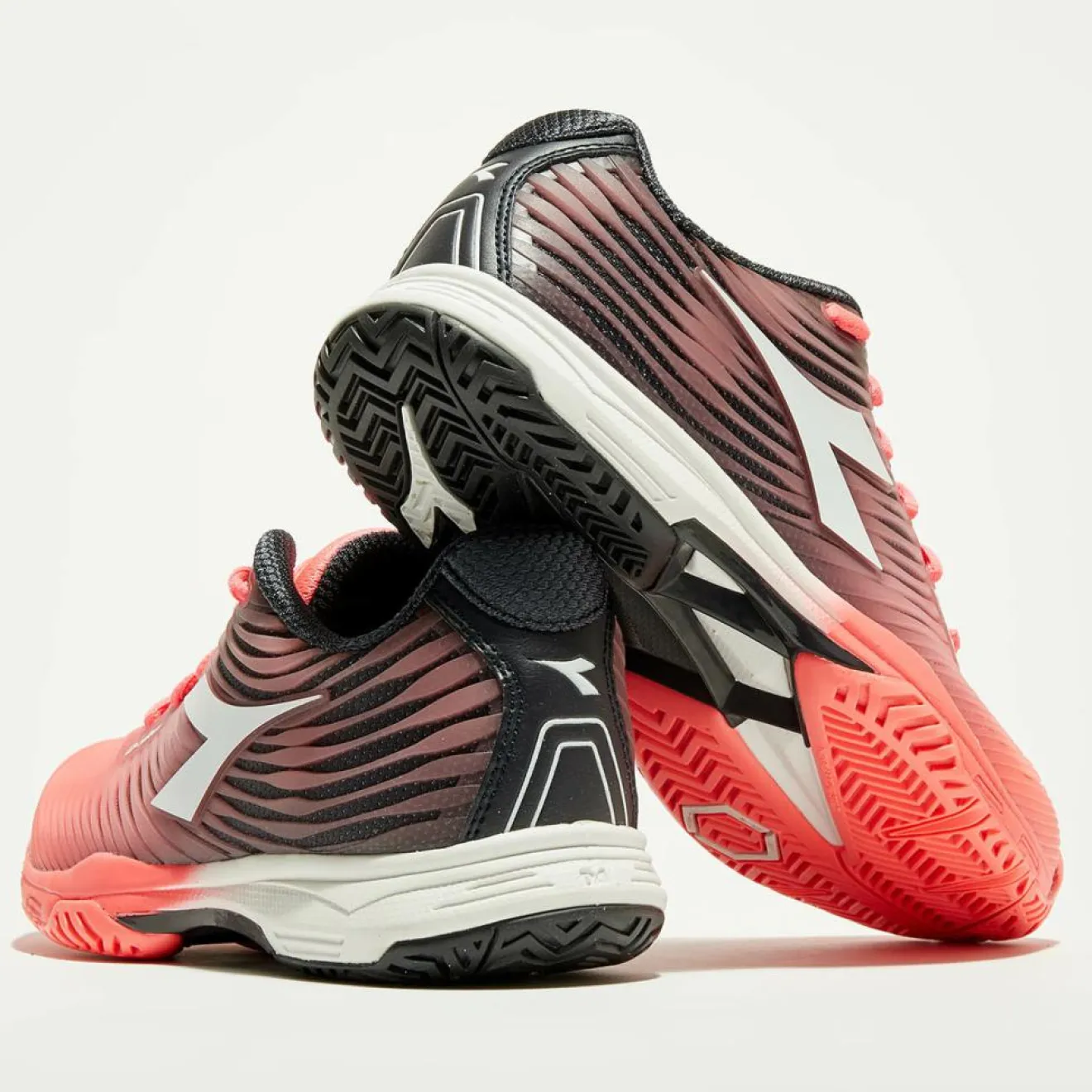 Homme Diadora Sneakers tennis Competition corail/noir