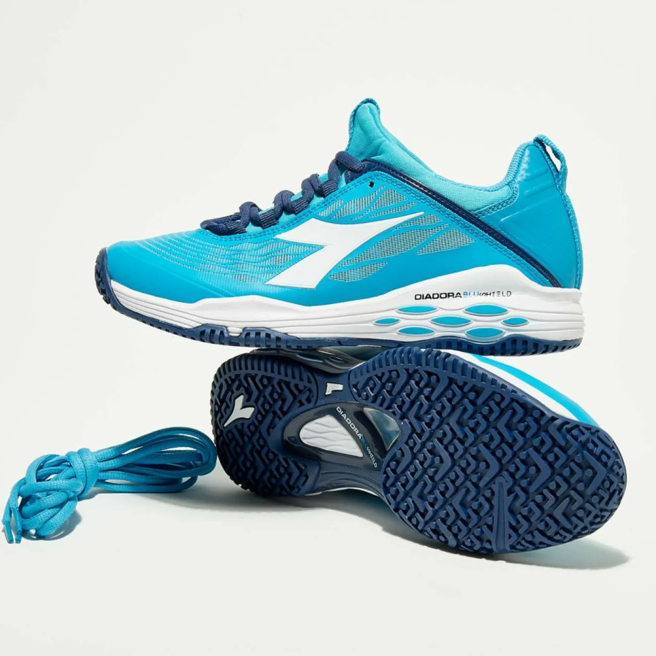 Homme Diadora Sneakers tennis Speed bleues