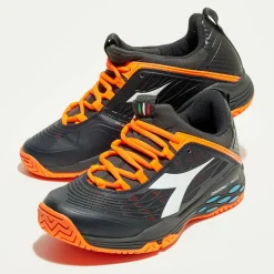 Homme Diadora Sneakers tennis Speed noir/orange