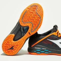 Homme Diadora Sneakers tennis Speed noir/orange