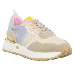 Femme CafèNoir Sneakers Timy blanc/beige/rose/bleu
