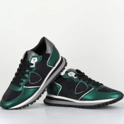 New Philippe Model Sneakers TRPX low vert/noir