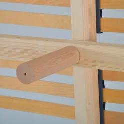 Hypsom Sommier en bois Kit Lino beige - 140x200 cm