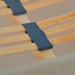 Hypsom Sommier en bois Kit Lino beige - 140x200 cm