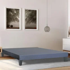 New Hypsom Sommier tapissier à lattes en Kit Délicatesse gris - 160x200 cm