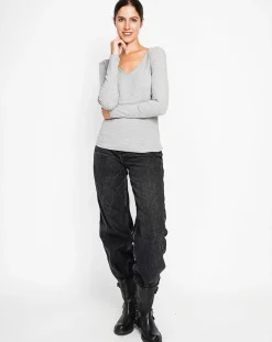 Femme Assuili Sous-pull Marilyne flanelle