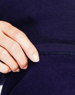 Femme Assuili Sous-pull Senda bleu nuit