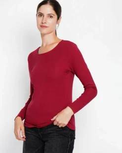Femme Assuili Sous-pull Senda bordeaux