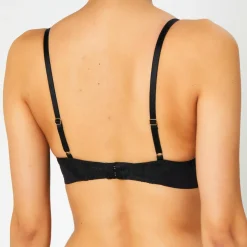 Discount Huit Soutien-gorge avec armatures en Soie mélangée Séductrice noir