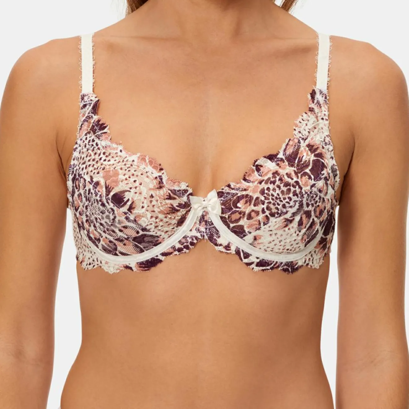 Outlet Playtex Soutien-gorge avec armatures Flower Elegance dalhia blanc