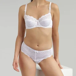 Best Playtex Soutien-gorge balconnet Flower Elegance blanc