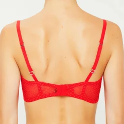 Best La Perla Soutien-gorge balconnet Garnet rouge