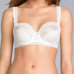 Hot Playtex Soutien-gorge balconnet Invisible Elegance nacre