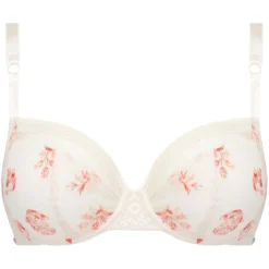 Femme Chantelle Soutien-gorge enveloppant Réaumur blanc talc