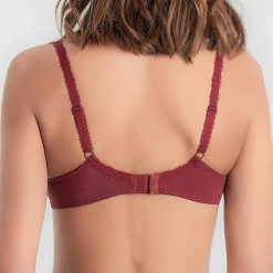 Femme Playtex Soutien-Gorge Flower Elegance rouge carmin
