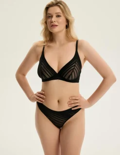 Femme Esotiq Soutien-gorge K Ciga Noir