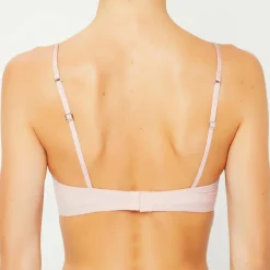 New La Perla Soutien-gorge paddé Elements rose poudré/rouge