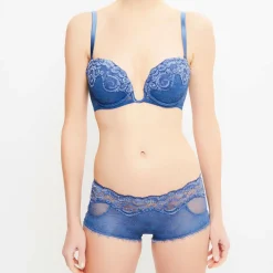 Outlet La Perla Soutien-gorge push-up Amethyst denim