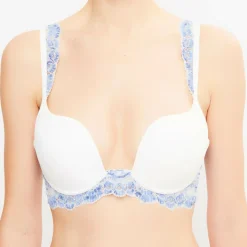Online La Perla Soutien-gorge push-up amovible Amethyst blanc/bleu