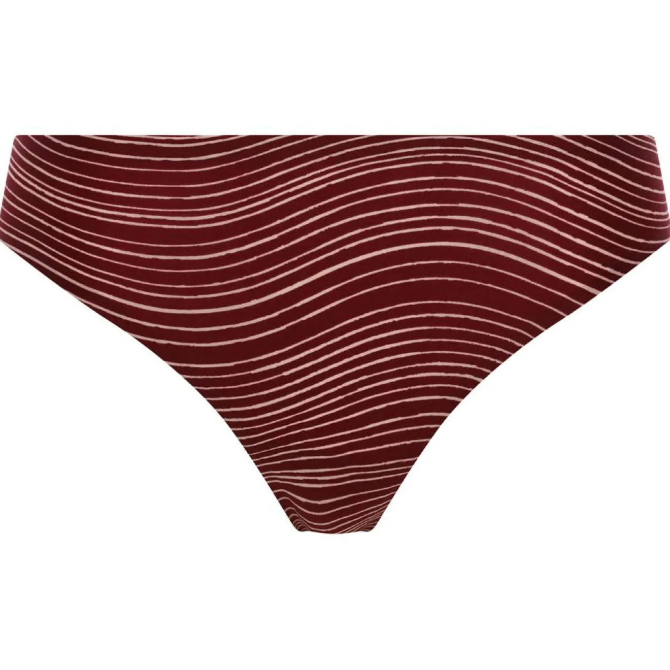 Femme Chantelle String Softstretch imprimé ondes framboise