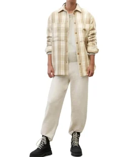 Femme Marc O'Polo Surchemise à carreaux beige