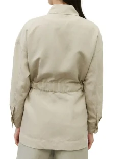 Femme Marc O'Polo Surchemise Ceinturée en Lin mélangé beige clair