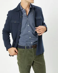 Homme Hackett London Surchemise en Jersey bleue