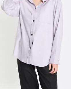 Femme Marc O'Polo Surchemise en Laine mélangée violet clair