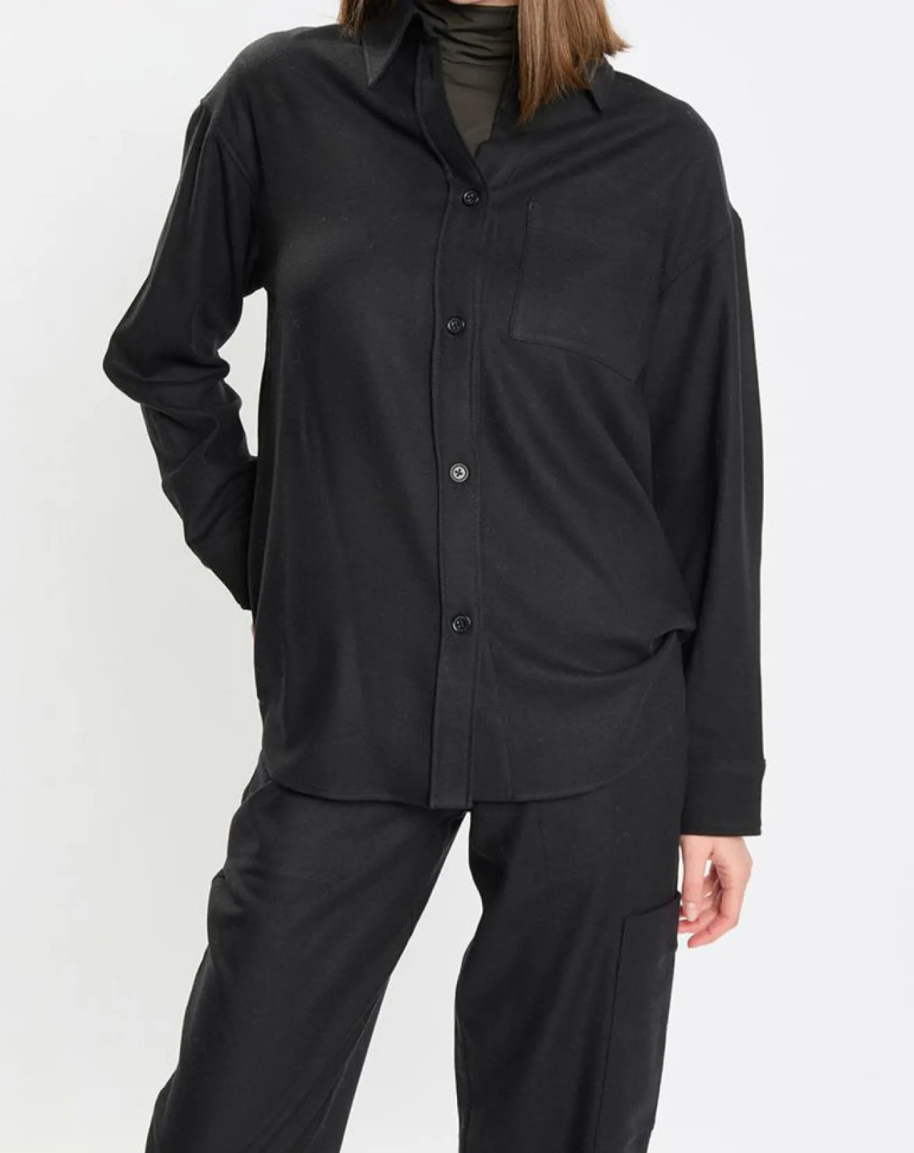 Femme Marc O'Polo Surchemise en Laine mélangée noire