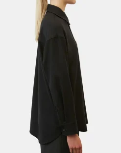 Femme Marc O'Polo Surchemise en Laine mélangée noire