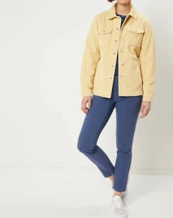 New Caroll Surchemise en Velours côtelé Kala citron